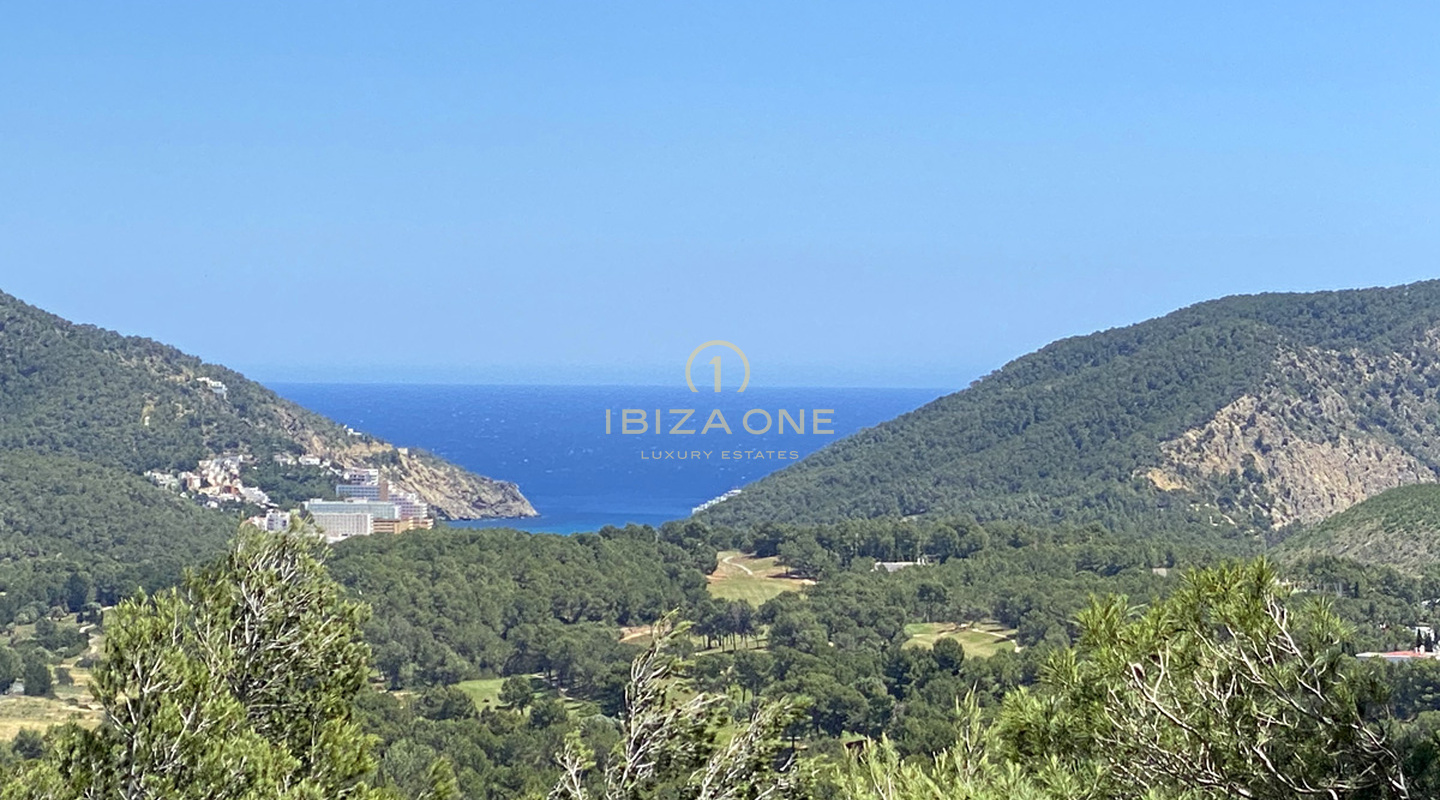Gran parcela con licencia de obra cerca de Ibiza con vistas al mar en venta, Ibiza - Gran parcela con licencia de obra cerca de Ibiza con vistas al mar en alquiler, Ibiza