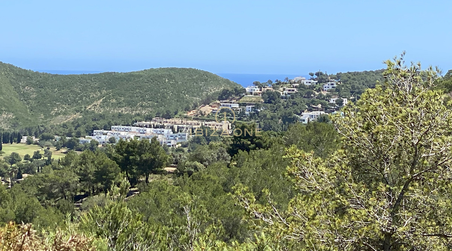Gran parcela con licencia de obra cerca de Ibiza con vistas al mar en venta, Ibiza - Gran parcela con licencia de obra cerca de Ibiza con vistas al mar en alquiler, Ibiza