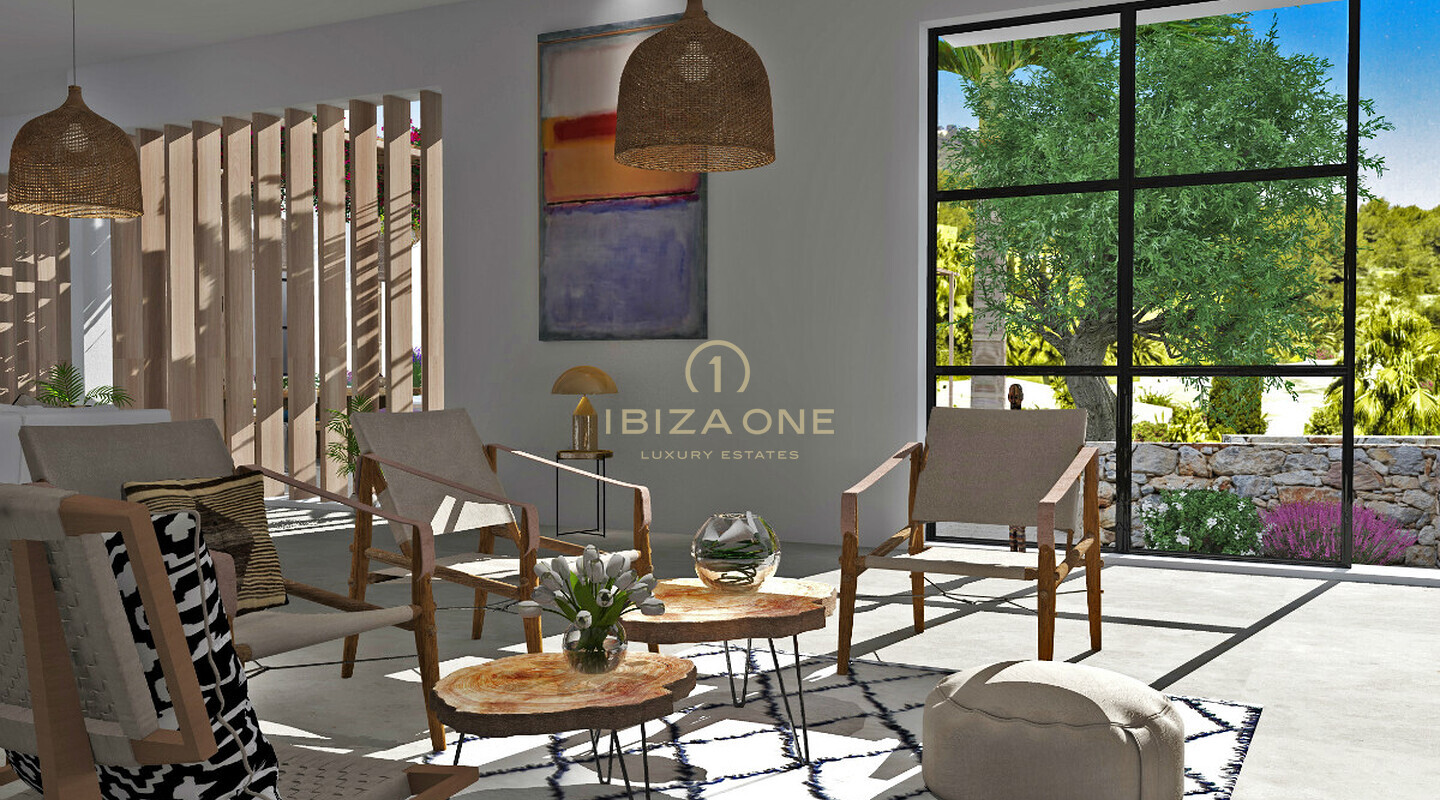 Prachtig luxe perceel op de golfbaan in Roca Llisa te koop, Ibiza - Prachtig luxe perceel op de golfbaan in Roca Llisa te huur, Ibiza