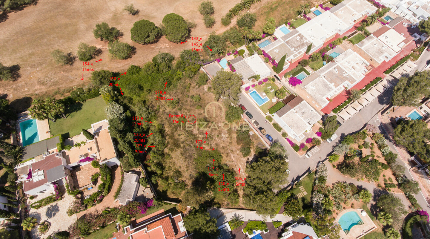 Wunderschönes Luxusgrundstück am Golfplatz in Roca Llisa zu verkaufen, Ibiza - Wunderschönes Luxusgrundstück am Golfplatz in Roca Llisa zu vermieten, Ibiza