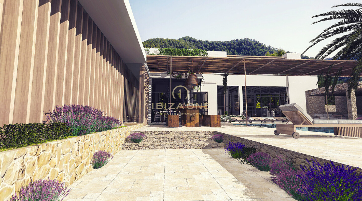 Luxury plot in Roca Llisa on the golf course for sale, Ibiza - Luxury plot in Roca Llisa on the golf course for rent, Ibiza