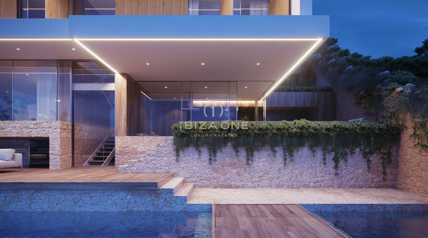 Moderne luxe woning met zeezicht in urbanisatie te koop, Ibiza - Moderne luxe woning met zeezicht in urbanisatie te huur, Ibiza