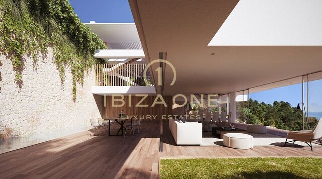 Propriété de luxe moderne en première ligne de mer avec vue sur la mer dans une urbanisation à vendre, Ibiza - Propriété de luxe moderne en première ligne de mer avec vue sur la mer dans une urbanisation à louer, Ibiza