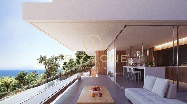 Propriété de luxe moderne en première ligne de mer avec vue sur la mer dans une urbanisation à vendre, Ibiza - Propriété de luxe moderne en première ligne de mer avec vue sur la mer dans une urbanisation à louer, Ibiza