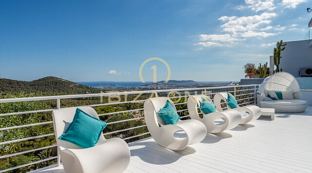 Moderne villa met zeezicht in Can Furnet te koop, Ibiza - Moderne villa met zeezicht in Can Furnet te huur, Ibiza