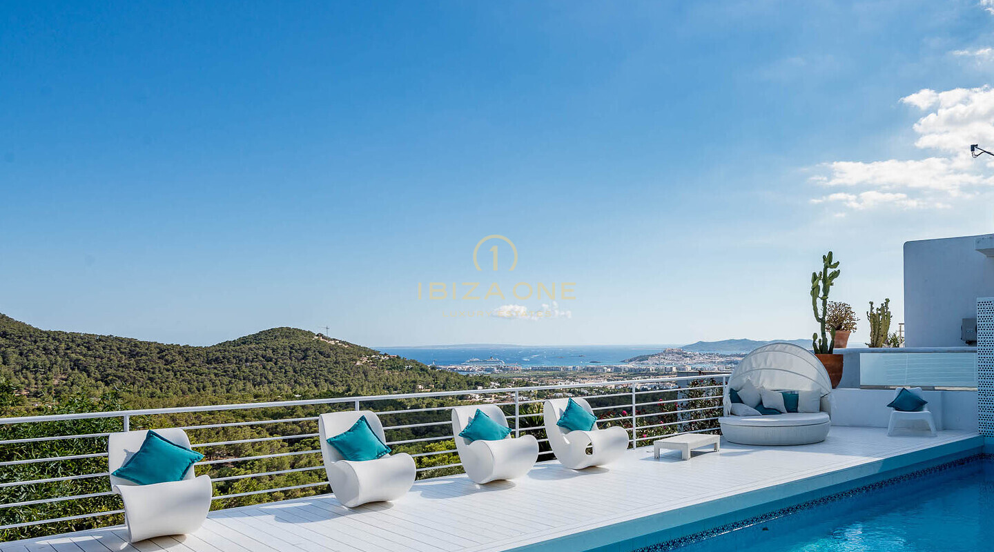 Moderna villa con vista mare a Can Furnet in vendita, Ibiza - Moderna villa con vista mare a Can Furnet in affitto, Ibiza