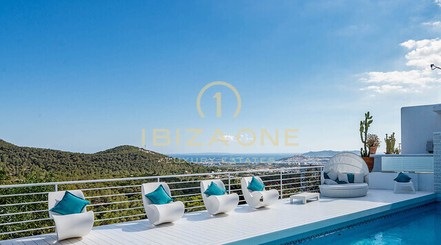 Modern sea view villa in Can Furnet for sale, Ibiza - Modern sea view villa in Can Furnet for rent, Ibiza