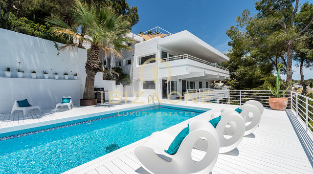 Moderna villa con vista mare a Can Furnet in vendita, Ibiza - Moderna villa con vista mare a Can Furnet in affitto, Ibiza