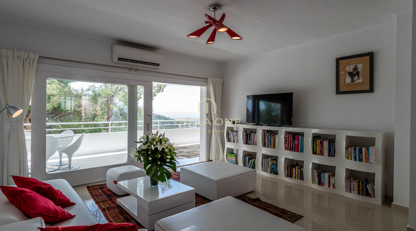 Villa moderna con vistas al mar en Can Furnet en venta, Ibiza - Villa moderna con vistas al mar en Can Furnet en alquiler, Ibiza