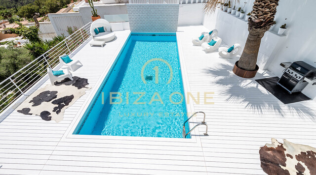 Villa moderna con vistas al mar en Can Furnet en venta, Ibiza - Villa moderna con vistas al mar en Can Furnet en alquiler, Ibiza
