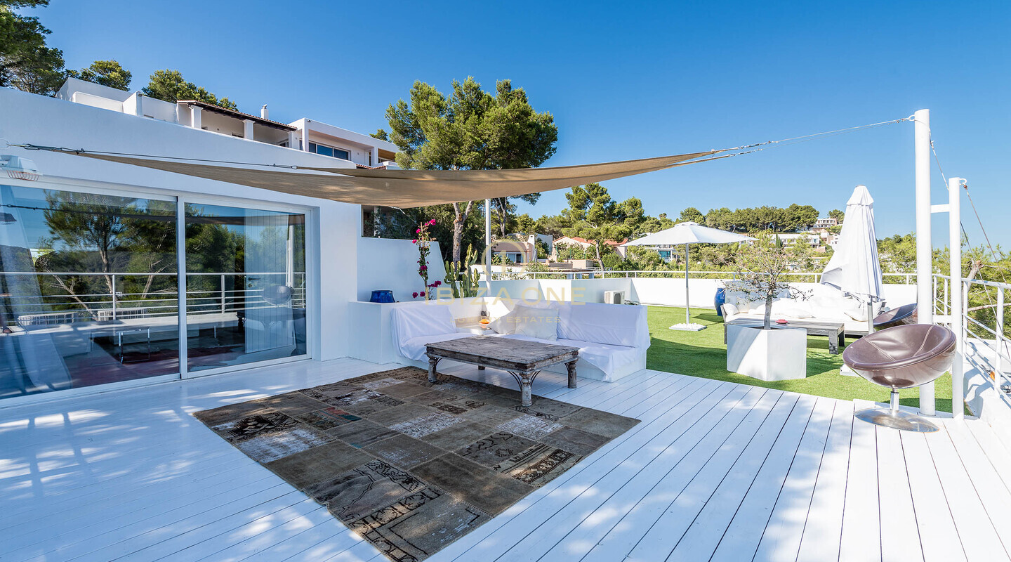 Moderne villa met zeezicht in Can Furnet te koop, Ibiza - Moderne villa met zeezicht in Can Furnet te huur, Ibiza