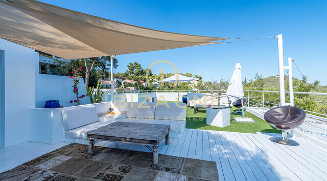 Villa moderna con vistas al mar en Can Furnet en venta, Ibiza - Villa moderna con vistas al mar en Can Furnet en alquiler, Ibiza