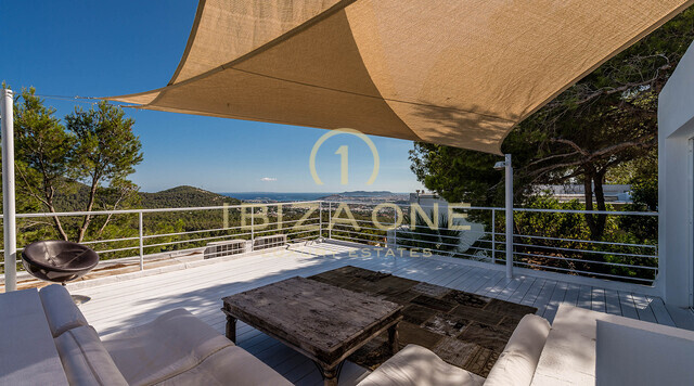 Villa moderna con vistas al mar en Can Furnet en venta, Ibiza - Villa moderna con vistas al mar en Can Furnet en alquiler, Ibiza