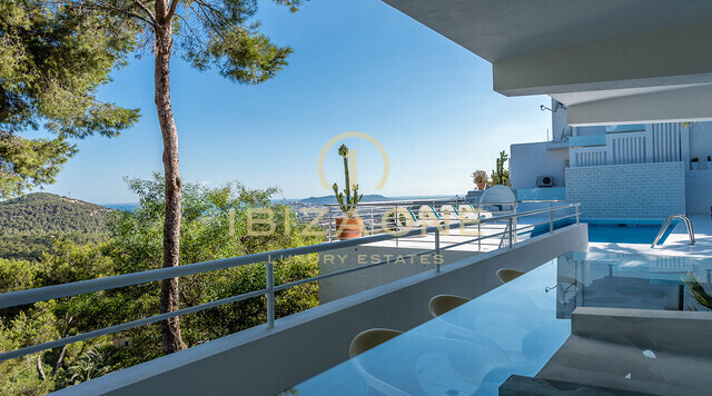 Modern sea view villa in Can Furnet for sale, Ibiza - Modern sea view villa in Can Furnet for rent, Ibiza