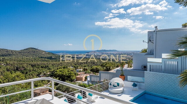 Villa moderna con vistas al mar en Can Furnet en venta, Ibiza - Villa moderna con vistas al mar en Can Furnet en alquiler, Ibiza