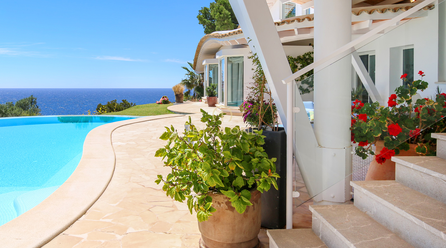 Эксклюзивная недвижимость с видом на море и бассейном с соленой водой на Майорке на продажу, Майорка - Эксклюзивная недвижимость с видом на море и бассейном с соленой водой на Майорке в аренду, Майорка