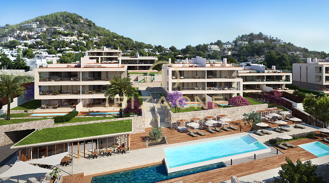Modernes Luxusapartment mit Garten und privatem Pool zu verkaufen, Ibiza - Modernes Luxusapartment mit Garten und privatem Pool zu vermieten, Ibiza