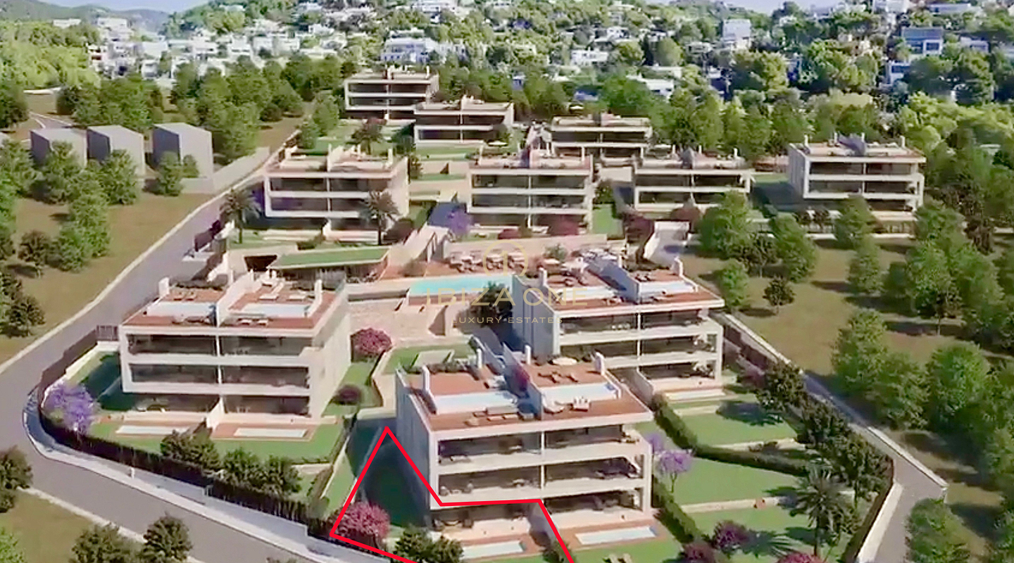 Propriété neuve avec jardin et piscine à vendre près d'Ibiza, Ibiza - Propriété neuve avec jardin et piscine à louer près d'Ibiza, Ibiza