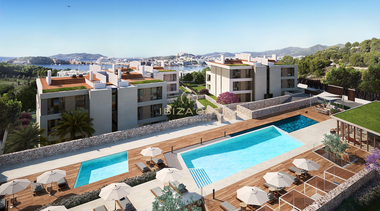 Newly built modern apartment with views for sale, Ibiza - Newly built modern apartment with views for rent, Ibiza