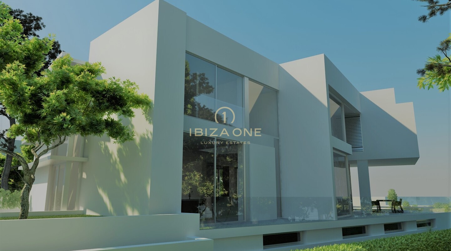 Villa de luxe moderne en construction avec vue sur la mer près de la marina Port Adriano à Majorque à vendre, Majorque - Villa de luxe moderne en construction avec vue sur la mer près de la marina Port Adriano à Majorque à louer, Majorque