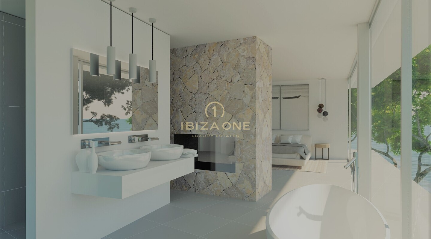 Villa de luxe moderne en construction avec vue sur la mer près de la marina Port Adriano à Majorque à vendre, Majorque - Villa de luxe moderne en construction avec vue sur la mer près de la marina Port Adriano à Majorque à louer, Majorque
