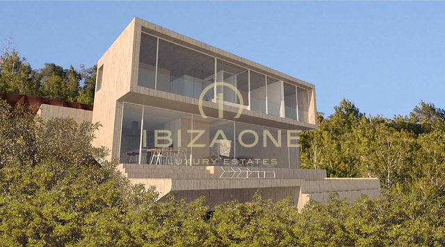 Proyecto de obra nueva moderna de lujo con magníficas vistas al mar y Dalt Vila, cerca de la ciudad de Ibiza en venta, Ibiza - Proyecto de obra nueva moderna de lujo con magníficas vistas al mar y Dalt Vila, cerca de la ciudad de Ibiza en alquiler, Ibiza