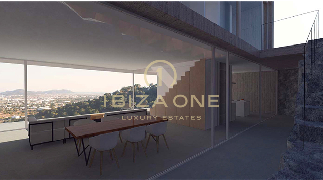 Nuovo progetto di costruzione moderno e di lusso con magnifica vista sul mare e Dalt Vila, vicino alla città di Ibiza in vendita, Ibiza - Nuovo progetto di costruzione moderno e di lusso con magnifica vista sul mare e Dalt Vila, vicino alla città di Ibiza in affitto, Ibiza
