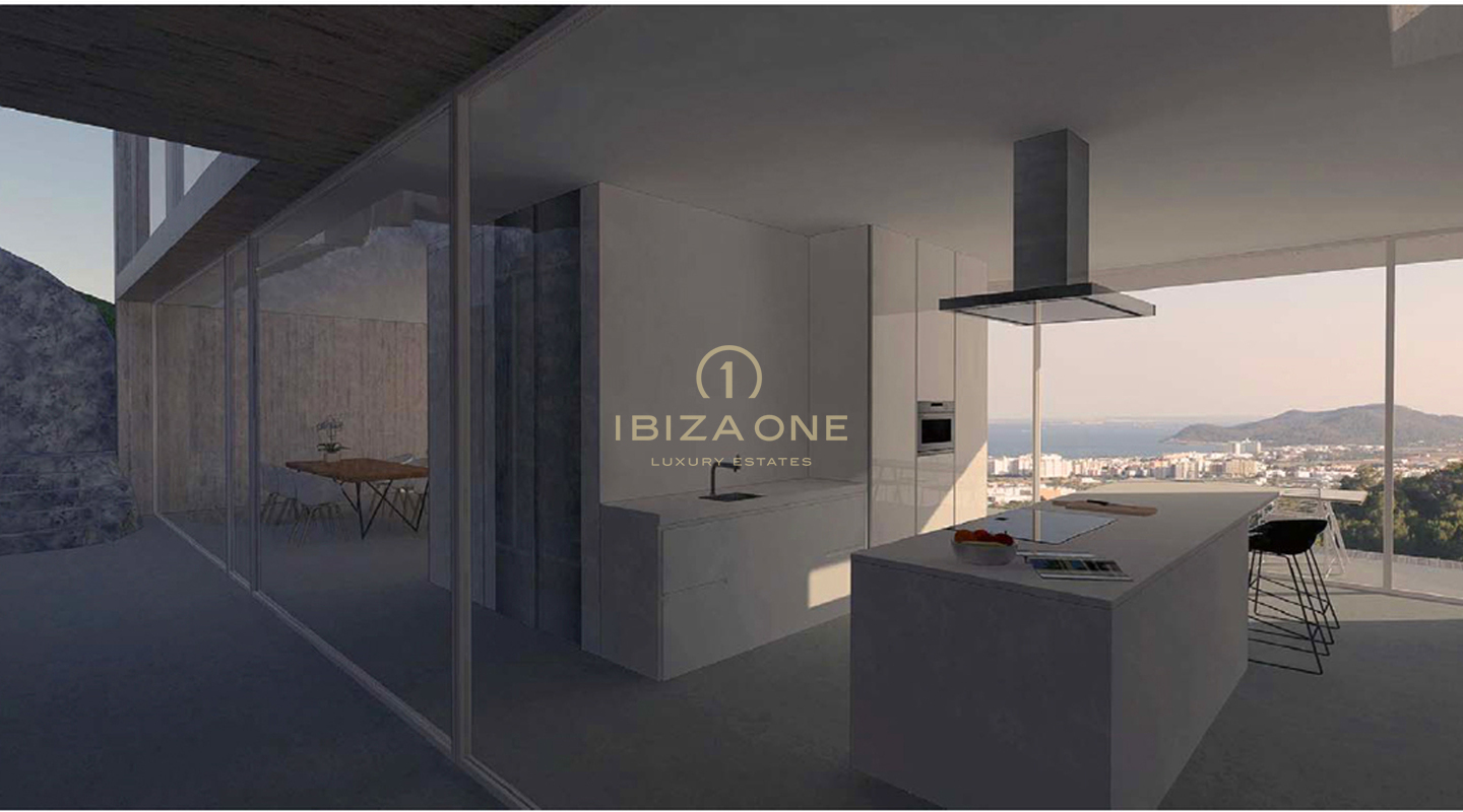 Luxe modern nieuwbouwproject met prachtig uitzicht op zee en Dalt Vila, vlakbij Ibiza-stad te koop, Ibiza - Luxe modern nieuwbouwproject met prachtig uitzicht op zee en Dalt Vila, vlakbij Ibiza-stad te huur, Ibiza