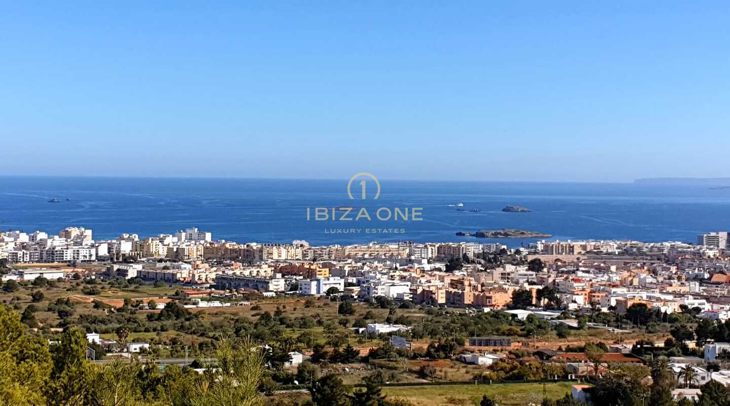 Proyecto de obra nueva moderna de lujo con magníficas vistas al mar y Dalt Vila, cerca de la ciudad de Ibiza en venta, Ibiza - Proyecto de obra nueva moderna de lujo con magníficas vistas al mar y Dalt Vila, cerca de la ciudad de Ibiza en alquiler, Ibiza