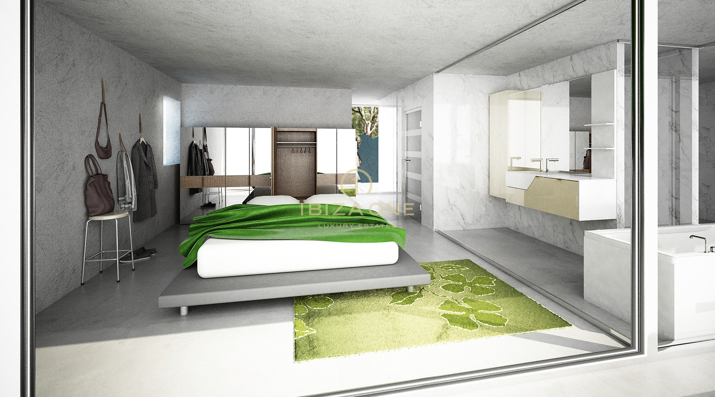 Luxuriöses modernes Neubauprojekt mit herrlicher Aussicht auf das Meer und Dalt Vila, in der Nähe von Ibiza-Stadt zu verkaufen, Ibiza - Luxuriöses modernes Neubauprojekt mit herrlicher Aussicht auf das Meer und Dalt Vila, in der Nähe von Ibiza-Stadt zu vermieten, Ibiza