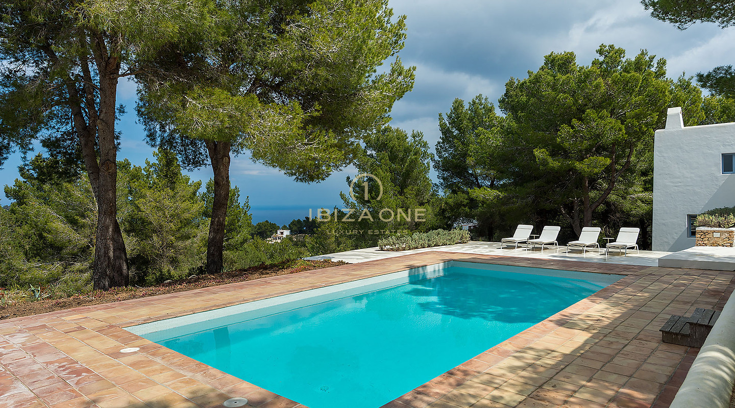 Luxury beautiful sea view finca with privacy for sale, Ibiza - Luxury beautiful sea view finca with privacy for rent, Ibiza