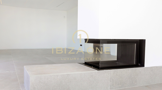 Moderne, neu gebaute stilvolle Luxus Villa in Ibiza Cap Martinet mit Blick zum Verkauf