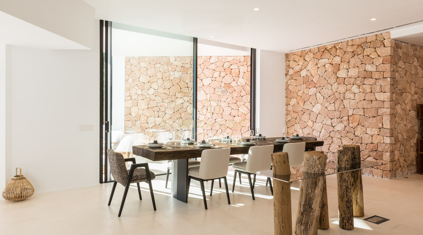 Moderna villa di lusso con vista sul mare e su Dalt Vila in vendita a Can Furnet, Ibiza