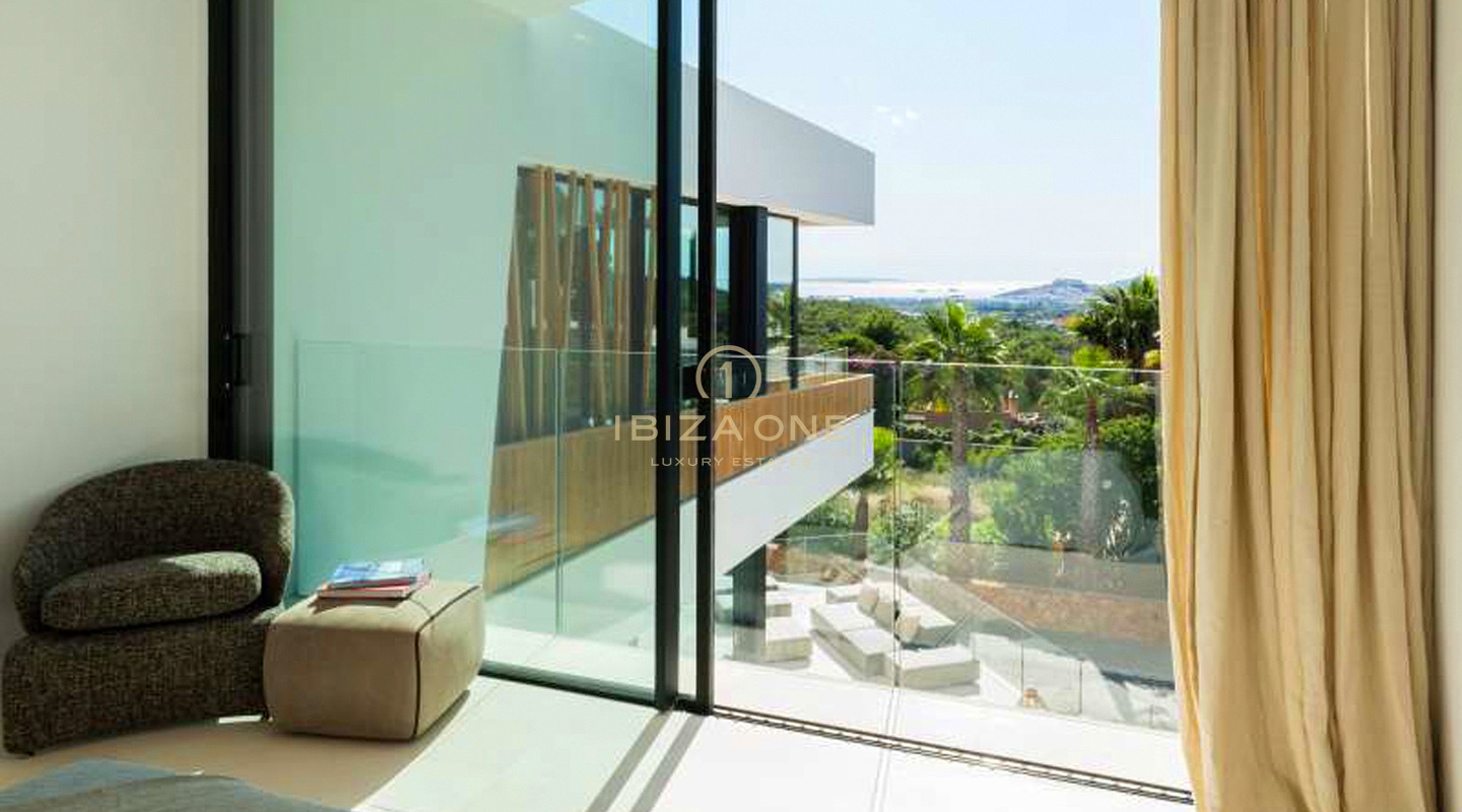 Modern Luxury Villa with Views of the Sea and Dalt Vila for Sale in Can Furnet, Ibiza