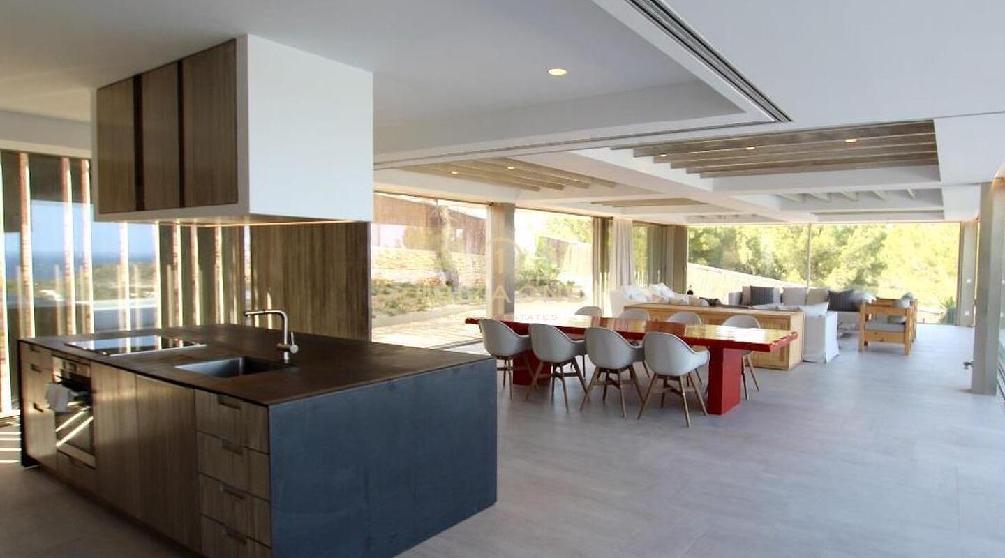 Villa de luxe de nouvelle construction avec vue sur la mer dans le nord à vendre, Ibiza - Villa de luxe de nouvelle construction avec vue sur la mer dans le nord à louer, Ibiza