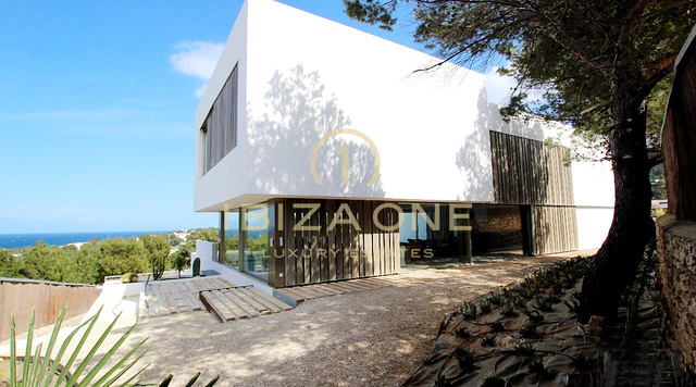Villa de diseño de lujo de nueva construcción con vistas al mar en el norte en venta, Ibiza - Villa de diseño de lujo de nueva construcción con vistas al mar en el norte en alquiler, Ibiza