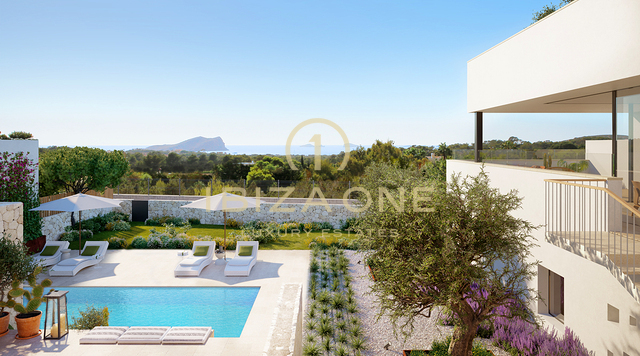 Villa de luxe dans une urbanisation exclusive avec vue imprenable sur le coucher de soleil à vendre, Ibiza - Villa de luxe dans une urbanisation exclusive avec vue imprenable sur le coucher de soleil à louer, Ibiza