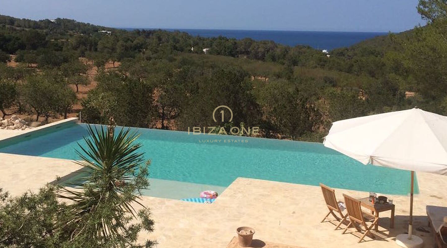 Lussuosa e originale Finca Blakstad con piscina di acqua salata, vista mare e privacy in vendita, Ibiza - Lussuosa e originale Finca Blakstad con piscina di acqua salata, vista mare e privacy in affitto, Ibiza