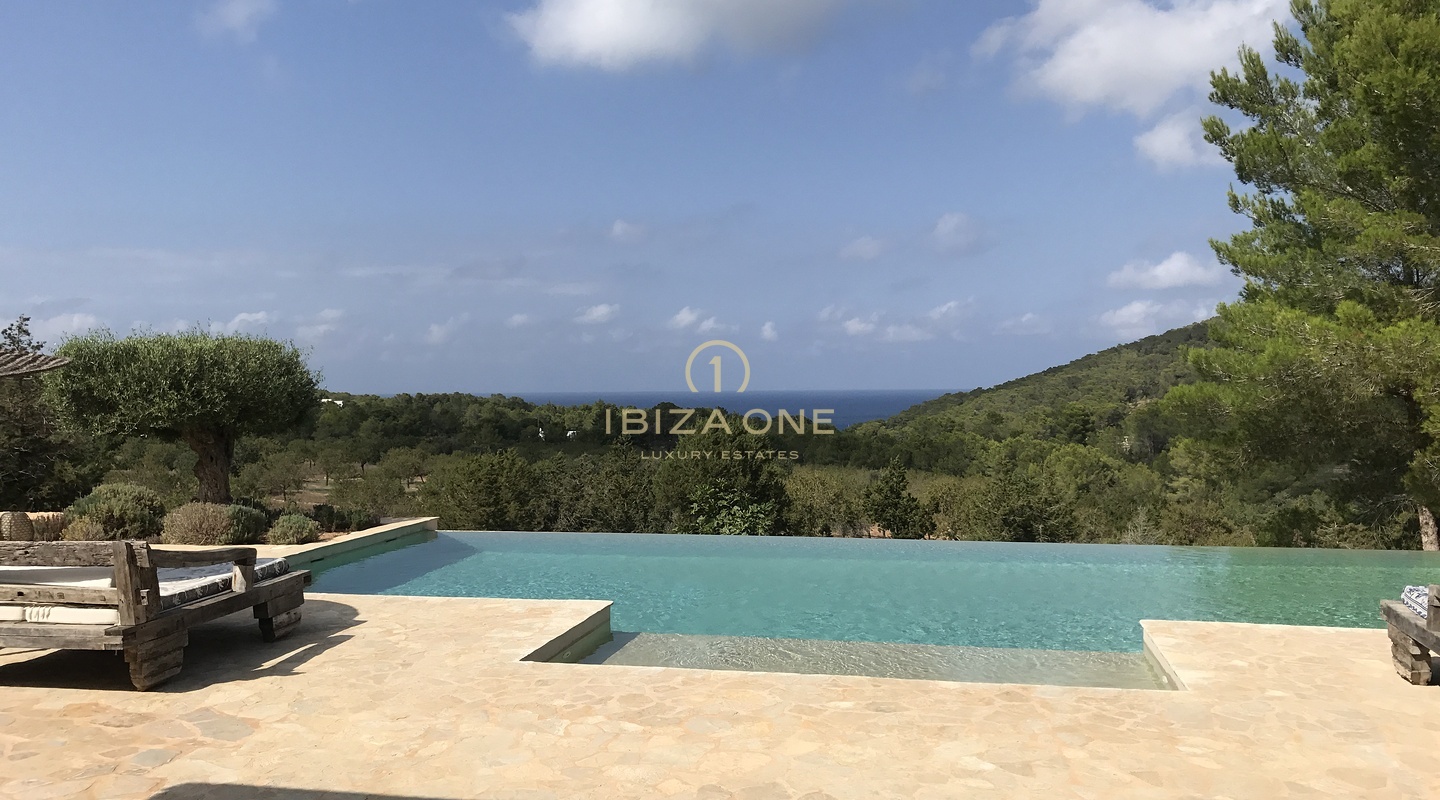 Originale Luxus-Blakstad-Finca mit Salzwasserpool, Meerblick und Privatsphäre zu verkaufen, Ibiza - Originale Luxus-Blakstad-Finca mit Salzwasserpool, Meerblick und Privatsphäre zu vermieten, Ibiza