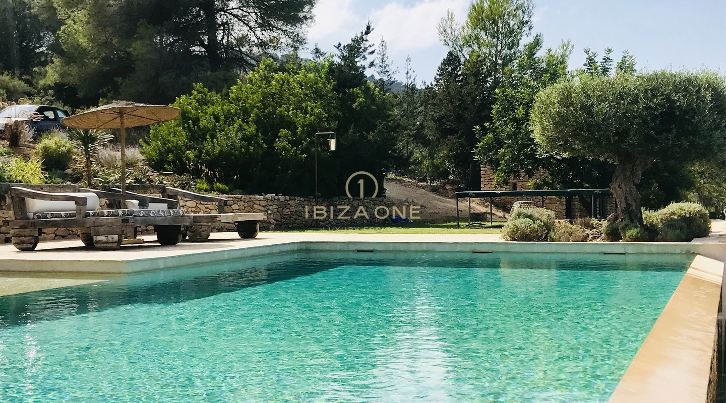 Original luxury Blakstad Finca with a saltwater pool, sea views and privacy for sale, Ibiza - Original luxury Blakstad Finca with a saltwater pool, sea views and privacy for rent, Ibiza