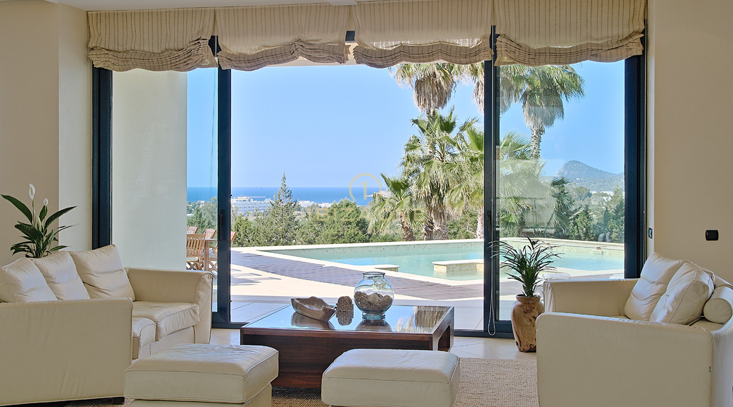 Spacious luxury villa with sea view for rent, Ibiza