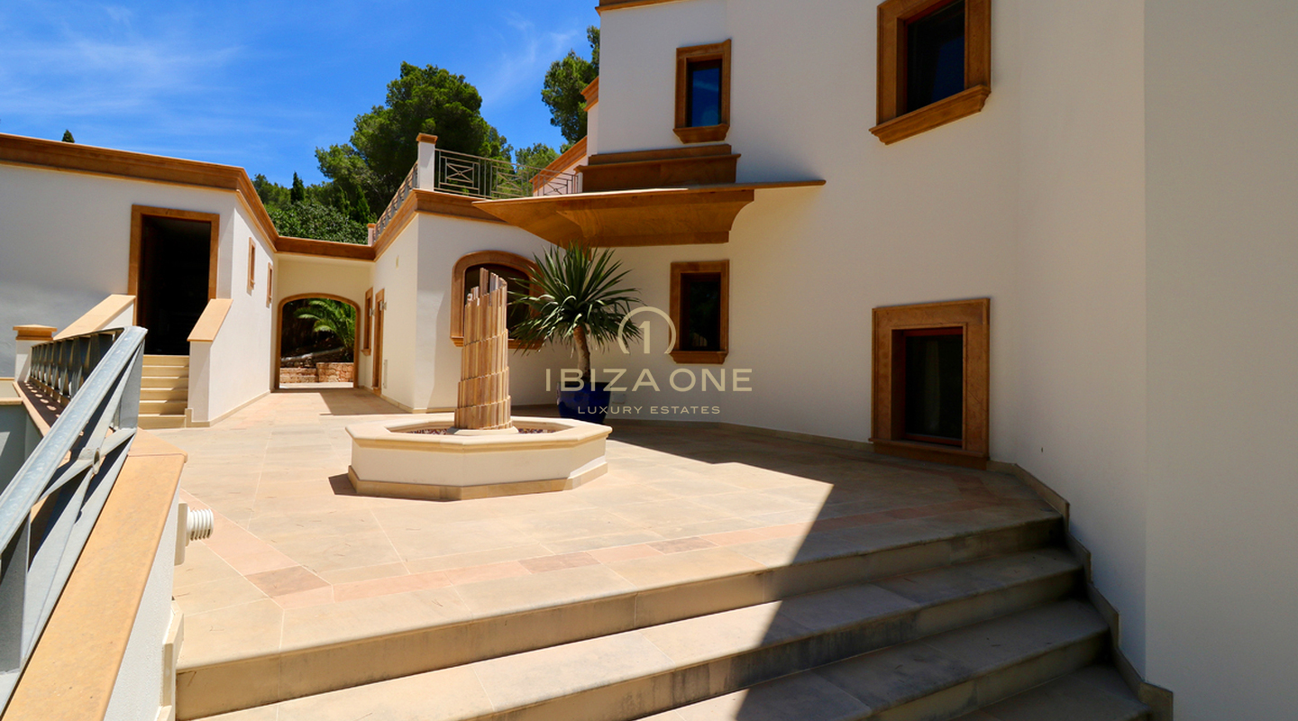 Luxusimmobilie in geschlossener Urbanisation nahe Ibiza-Stadt mit Blick aufs Meer und Dalt Vila zu verkaufen, Ibiza - Luxusimmobilie in geschlossener Urbanisation nahe Ibiza-Stadt mit Blick aufs Meer und Dalt Vila zu vermieten, Ibiza -