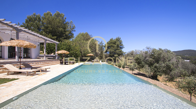 Beautiful newly built luxury Blakstad finca / house on a 24,000m2 plot for sale, Ibiza - Beautiful newly built luxury Blakstad finca / house on a 24,000m2 plot for rent, Ibiza