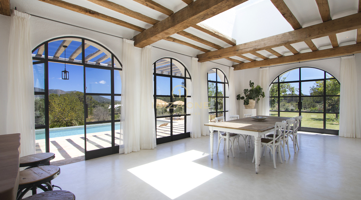 Beautiful newly built luxury Blakstad finca / house on a 24,000m2 plot for sale, Ibiza - Beautiful newly built luxury Blakstad finca / house on a 24,000m2 plot for rent, Ibiza
