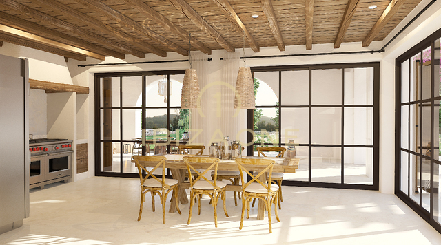 Luxe project Rolf Blakstad te koop op prachtig perceel met uitzicht op Ibiza, Ibiza