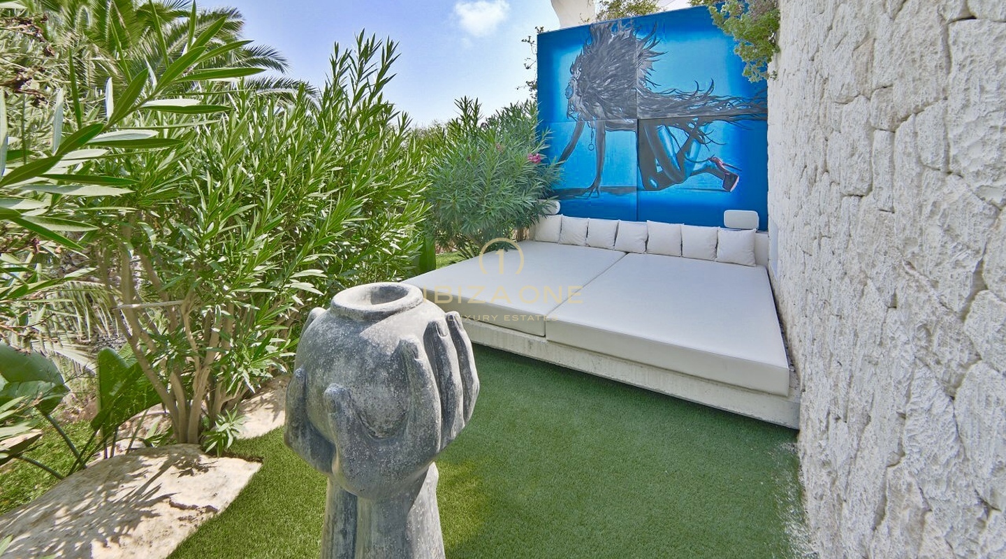 Villa Casa Bora - Villa design moderne avec vue sur la mer dans une urbanisation fermée à louer - Es Cubells/Vista Alegre, Ibiza