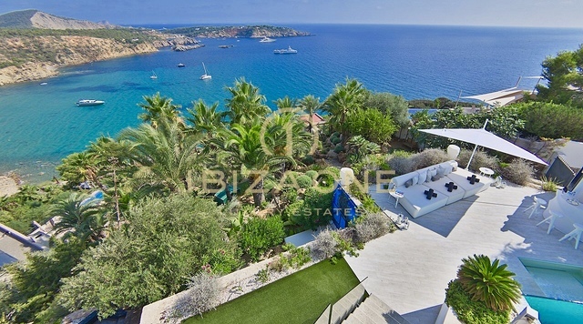 Villa Casa Bora - Moderna villa di design con vista sul mare in urbanizzazione recintata in affitto - Es Cubells/Vista Alegre, Ibiza