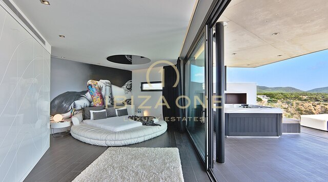 Villa Casa Bora - Moderna villa di design con vista sul mare in urbanizzazione recintata in affitto - Es Cubells/Vista Alegre, Ibiza