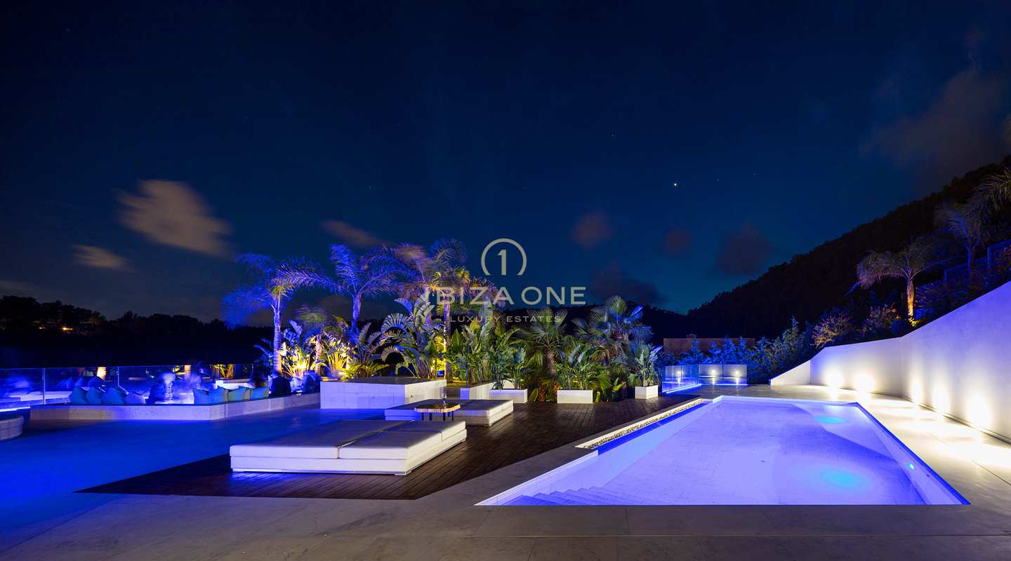 Newly Completed Ultra-Luxury Villa with Panoramic Sea and Formentera Views Minutes from Ibiza Town and the Marinas for Sale, Ibiza