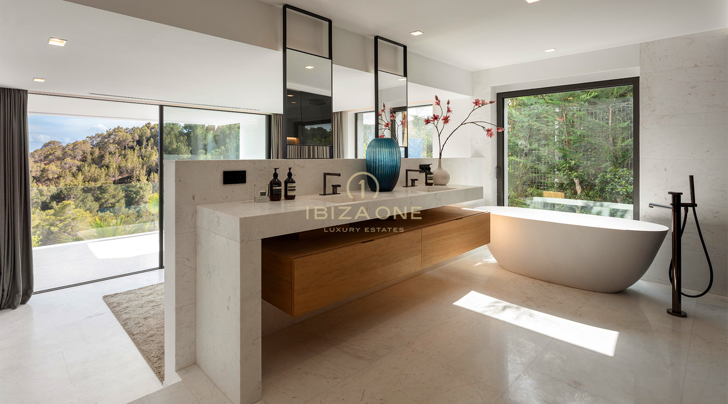 Newly Completed Ultra-Luxury Villa with Panoramic Sea and Formentera Views Minutes from Ibiza Town and the Marinas for Sale, Ibiza